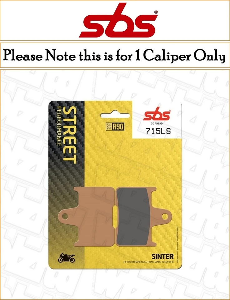 Kawasaki ZZ-R ABS 1400 B 2006-2007 [Rear Sintered Brake Pads] [SBS LS Series] - Image 1 of 1