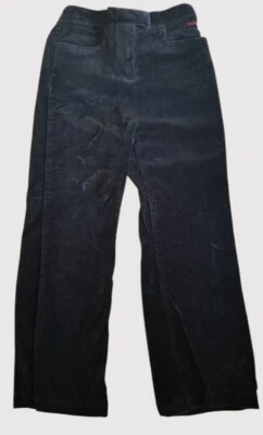* Pantalones de mezclilla elásticos de terciopelo negro IZOD para niñas talla 5 Foto 1 de 4
