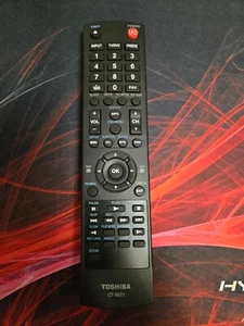 Toshiba CT-8021 OEM Original DVD Replacement Remote Control Black Genuine - Picture 1 of 4