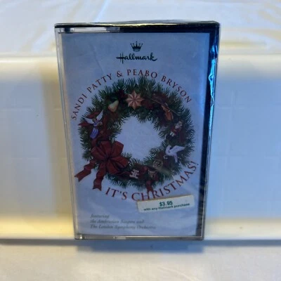 It’s Christmas Hallmark Sandi Patty and Peabo Bryson Cassette Tape 1996 - Image 1 of 4