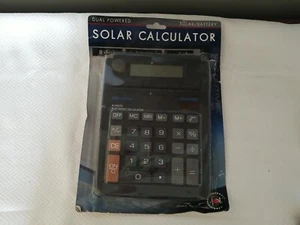 NOS Jot 8-Digit Large Display Desktop Style Solar/Battery Calculator SEALED - Picture 1 of 3
