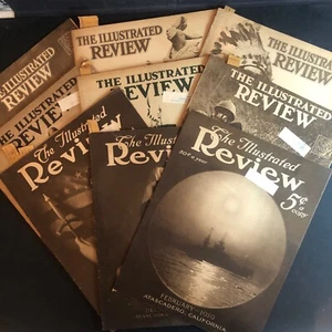 9 x American Militaria The Illustrated Review 1918 / 1919 Magazines WW1 - Picture 1 of 24