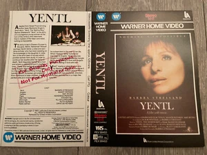 YENTL - WARNER HOME VIDEO - VHS TAPE COVER - BIG  BOX - Bild 1 von 1
