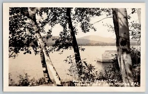 Moosehead Lake Maine ME Squaw Mts Real Photo Postcard RPPC 1930s-40s - Picture 1 of 2