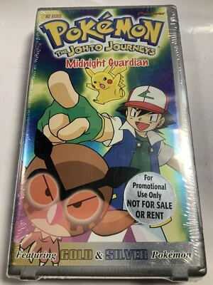 Vintage Pokemon The Johto Journeys VHS NEW SEALED Promo Promotional Ash Pikachu - Image 1 of 4