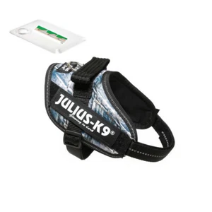 Julius K9, IDC-Powergeschirr, Jeans Gr. MM, mit Zeckenkarte - Bild 1 von 2