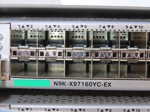 Conmutadores modulares de tarjeta de línea Cisco N9K-X97160YC-EX 10/25-Gigabit Ethernet SFP/SFP - Imagen 1 de 1