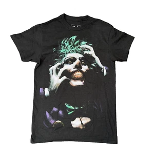 Batman Unisex Black Graphic T Shirt Short Sleeve Size Small Crazy Joker - Picture 1 of 5