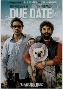 Due Date DVD Video Movie Robert Downey Jr. Zach Galifianakis - Picture 1 of 5