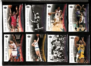 (31) 2000-01 Upper Deck NBA Legends MAGIC JOHNSON ERVING RUSSELL Celtics Lakers - Foto 1 di 7