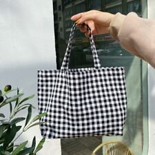 Women Canvas Handbag Lady Top Handle Casual Tote Lunch Bag Purse Shopping Bags
