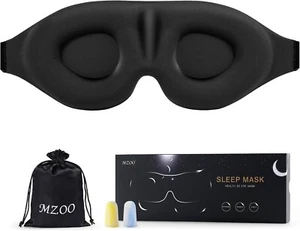MZOO Sleep Mask for Side Sleeper Women Men, Eye Mask for Sleeping Light Blocking - Picture 1 of 10