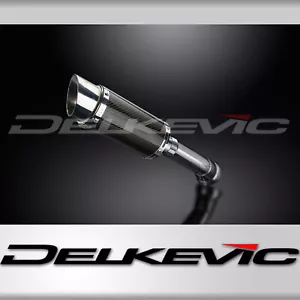 Kit silenciador de escape de carbono redondo 8" BMW K1300GT 2009-2011 Delkevic sin cordones - Imagen 1 de 4