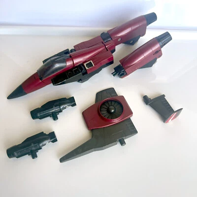 Thrust 1985 Vintage Hasbro G1 Transformers jet figure PARTS/ACCESSORIES - Image 1 of 4