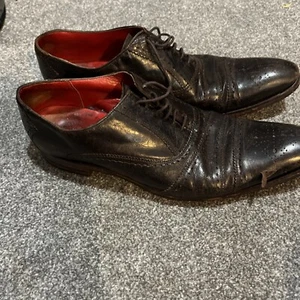 Jeffery West Tan Leather Shoes UK9.5 brogue - Picture 1 of 11