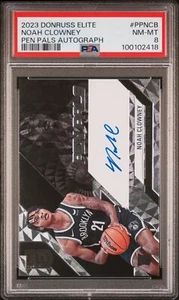2023 PANINI DONRUSS ELITE PEN PALS AUTOGRAPHS #PPNCB NOAH CLOWNEY PSA 8 - Picture 1 of 1