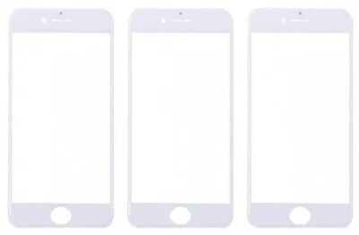 Протектор экрана закаленное стекло полное покрытие упаковка 3 шт. для iPhone 6 7 8 Plus X - Изображение 1 из 4