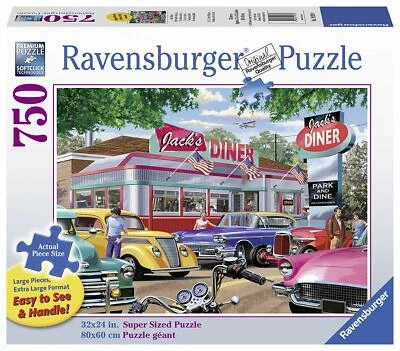 RAVENSBURGER PUZZLE*750 TEILE LARGE*MEET YOU AT JACK'S DINER*RARITÄT*NEU+OVP