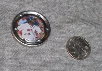 2016 Boston Red Sox David Ortiz Big Papi Coin Hub Snap Limited FREESHIP - Image 1 of 2