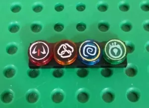 LEGO Ninjago Round 1x1 Fangpyre Venomari Hypnobrai Constrictai 98138 Sold 1/ea - Picture 1 of 1