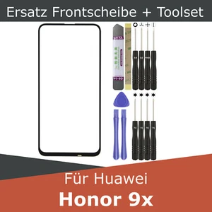 Frontglas für Huawei Honor 9X Ersatz Display Touchscreen Scheibe + Werkzeugset - Bild 1 von 5