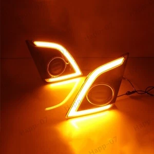 2X LED DRL Daytime Running Lights Fog Light For Isuzu DMax D-max 2017 2018 2019 - Picture 1 of 5