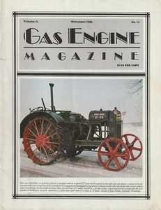 Gas Engine Magazine Volume 21 No.11 November 1986 - Picture 1 of 1