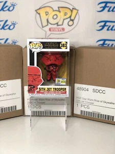 Funko Pop Disney Star Wars 383 Sith Jet Trooper SDCC 2020 San Diego Comic Con 20 - Picture 1 of 12