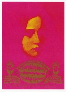 POSTAL ALLMEN JOY CANNED HEAT 1967 DENVER COLORADO FAMILIA PERRO FDD-7 N/M B-13 - Imagen 1 de 2