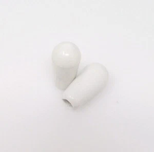 True Custom Shop® #8-32 White Toggle Switch Tip for Switchcraft and Gibson USA - Picture 1 of 2