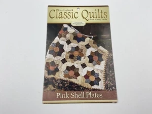 classic quilts pink shell plates quilt pattern kaye england nifty twists - Picture 1 of 3