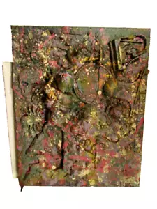 MUSK YAI MIXED MEDIA 1 OF A KIND ABSTRACT PAINTING 16X20 - Picture 1 of 6
