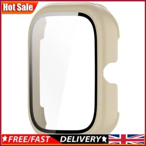 PC Watch Bumper Case with Tempered Glass for Honor Choice Haylou Watch (White) - Zdjęcie 1 z 11