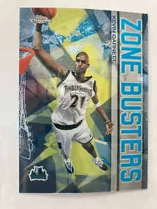 2002-03 Topps Chrome Zone Busters #ZB2 Levin Garnett Timberwolves - Picture 1 of 2