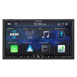 NEW Alpine iLX-407 Double DIN 7" Carplay/Auto Digital Multimedia Receiver 1YR WR - Picture 1 of 1