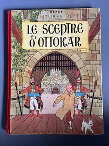 HERGE - LES AVENTURES DE TINTIN - LE SCEPTRE D'OTTOKAR - EO COULEUR - 1947 - Picture 1 of 22
