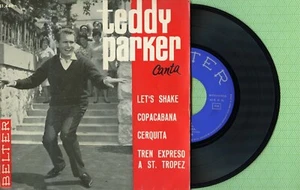 TEDDY PARKER / Let's Shake, Copacabana / BELTER 50.564 Press Spain 1964 EP VG - Picture 1 of 5