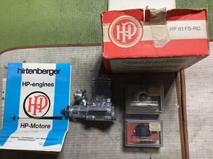 HP 61 FS-RC Rc Glow Airplane Engine With Perry Upgrades - Picture 1 of 5