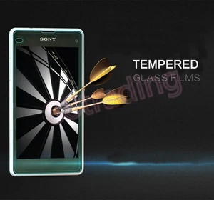 FRONT Tempered Glass Screen Protector for Sony Xperia Z1 Compact D5503 - Picture 1 of 4