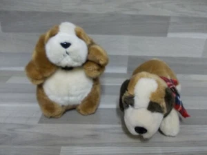2er Set Plüschtier Kuscheltier von Russ Berrie Hunde Welpe super süss L20cm - Bild 1 von 7