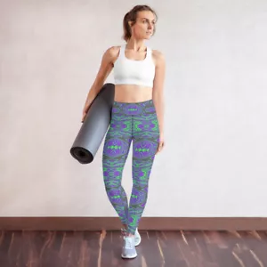 Tie Dye Yoga Leggings - Picture 1 of 11