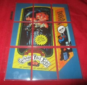 LOST WACKY PACKAGES GARBAGE PAIL KIDS 1ST SERIES ALT PUZZLE SET #3 GPK - Picture 1 of 2