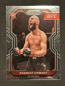 Khamzat Chimaev ROOKIE CARD 2021 Panini Prizm UFC RC #7 Base TOP MIDDLEWEIGHT - Bild 1 von 2