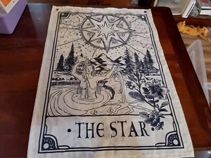 The Star Tarot Card Nylon Wall Hanging Flag Garden Flag 20x28.5 Celestial - Picture 1 of 3