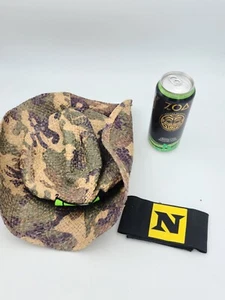 WWE Shawn Michaels DX D-Generation X Camo Straw Cowboy Hat Zoa Lemon Lime Lot - Picture 1 of 7
