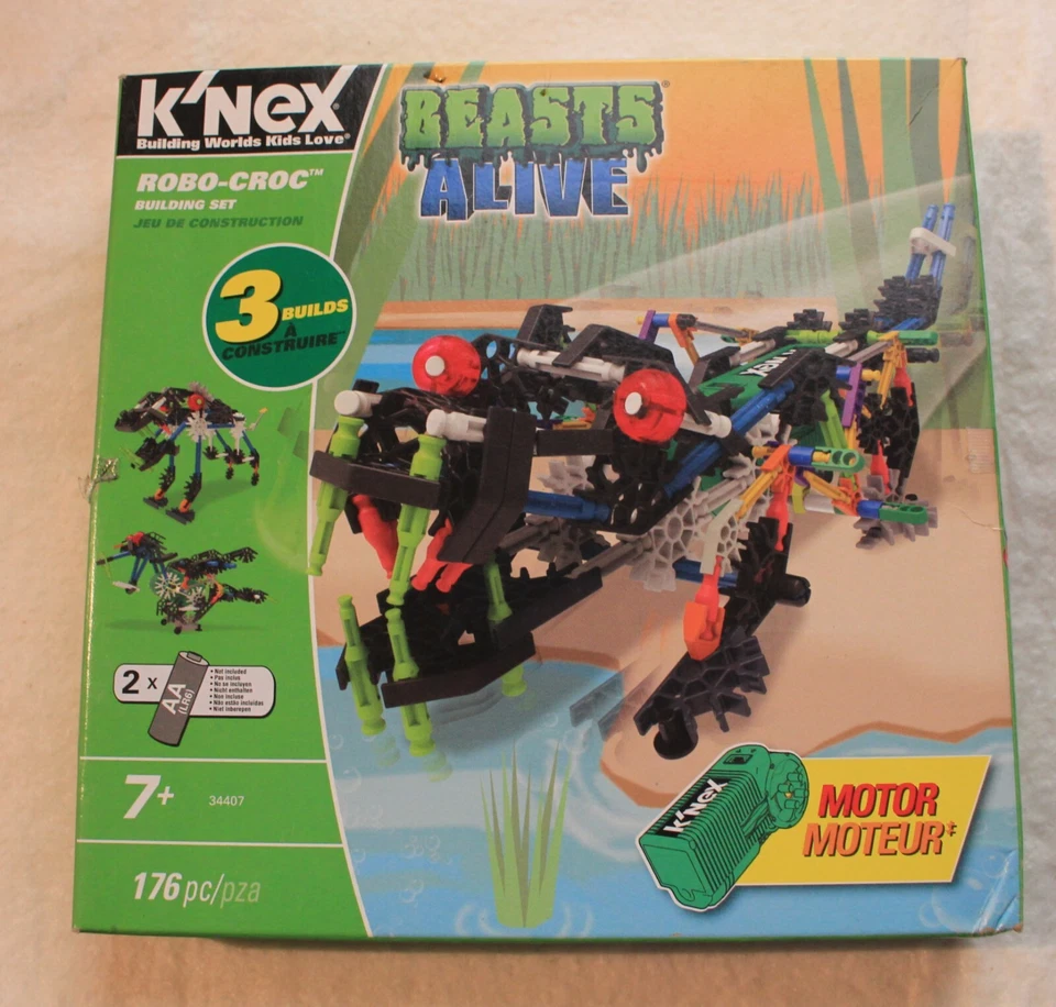 Knex Beasts Alive Robo Croc #34407 176 Pieces - Image 1 of 1