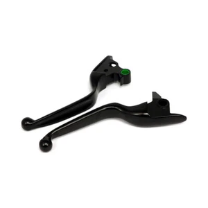 SET COPPIA LEVE NERE HARLEY DAVIDSON 2015-2017 SOFTAIL FRENO FRIZIONE LEVERS SET - Imagen 1 de 12
