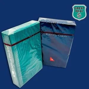 Cathy Pacific & Qantas Airlines Blue Pack Sammlerstücke Luftfahrt Spielkarten NEU - Bild 1 von 7