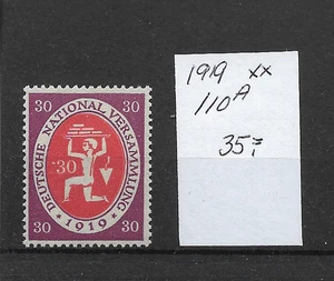 GERMANY @ 3th Reich 1919 Mi.110A EXPERTIZED MNH - LOW START @ @94 - Picture 1 of 2