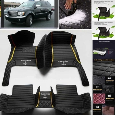 For Chrysler Aspen Car Floor Mats Handmade Liners Anti-Slip Carpets    Foto 1 de 4